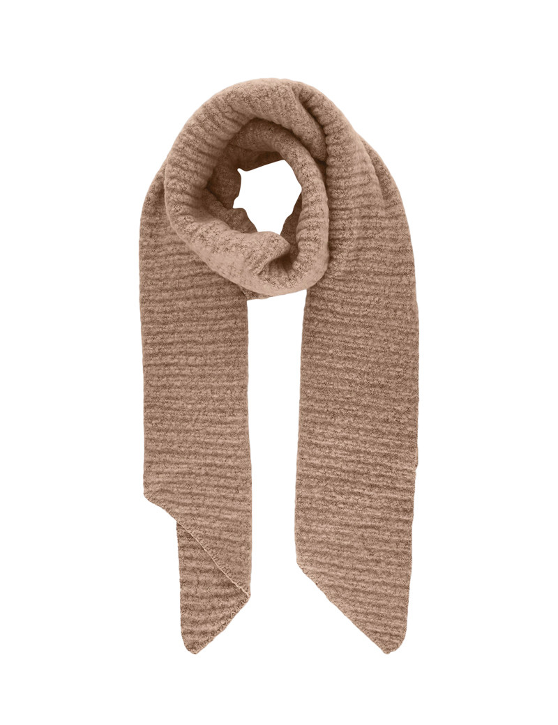 PIECES ECHARPE LONGUE ASYMÉTRIQUE PYRON BEIGE
