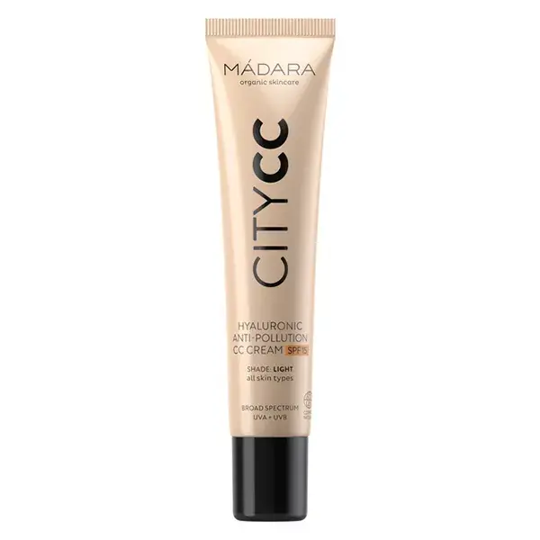 MÁDARA City CC Creme Antipoluição com Ácido Hialurônico FPS 15 Leve 40ml