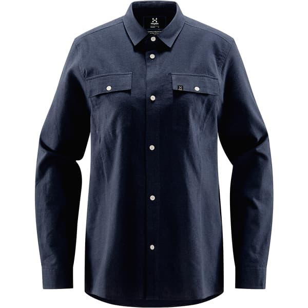 Chemise randonnée HAGLÖFS HAGLOFS CURIOUS HEMP SHIRT W TARN BLUE