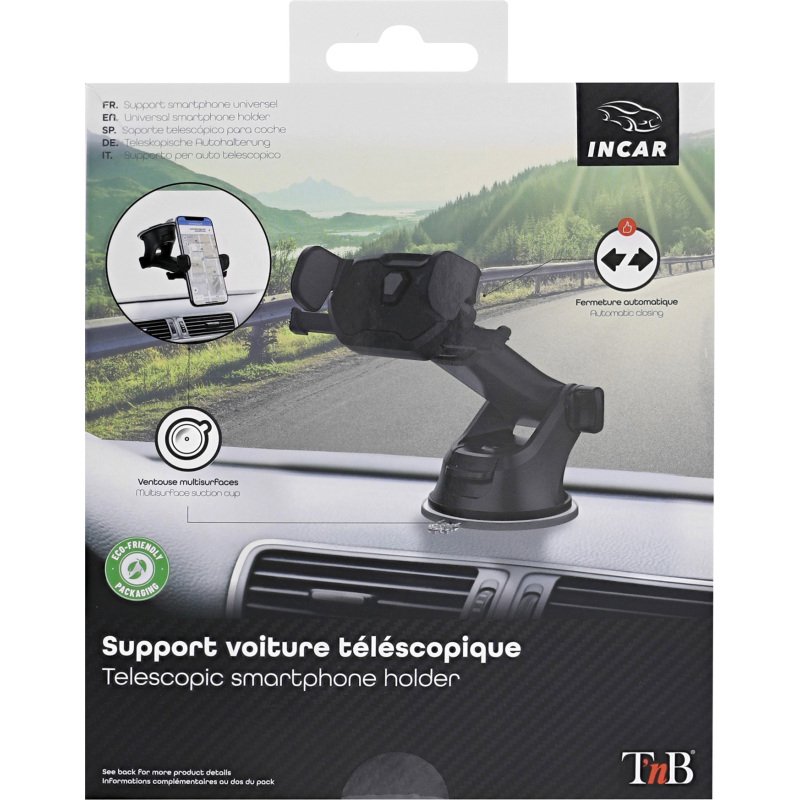 Support mâchoire ventouse automatique télescopique T'nB