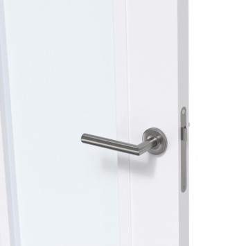 Arne & Bodil binnendeur ABD506 satijnglas - extra wit afgelakt - glaslat extra wit