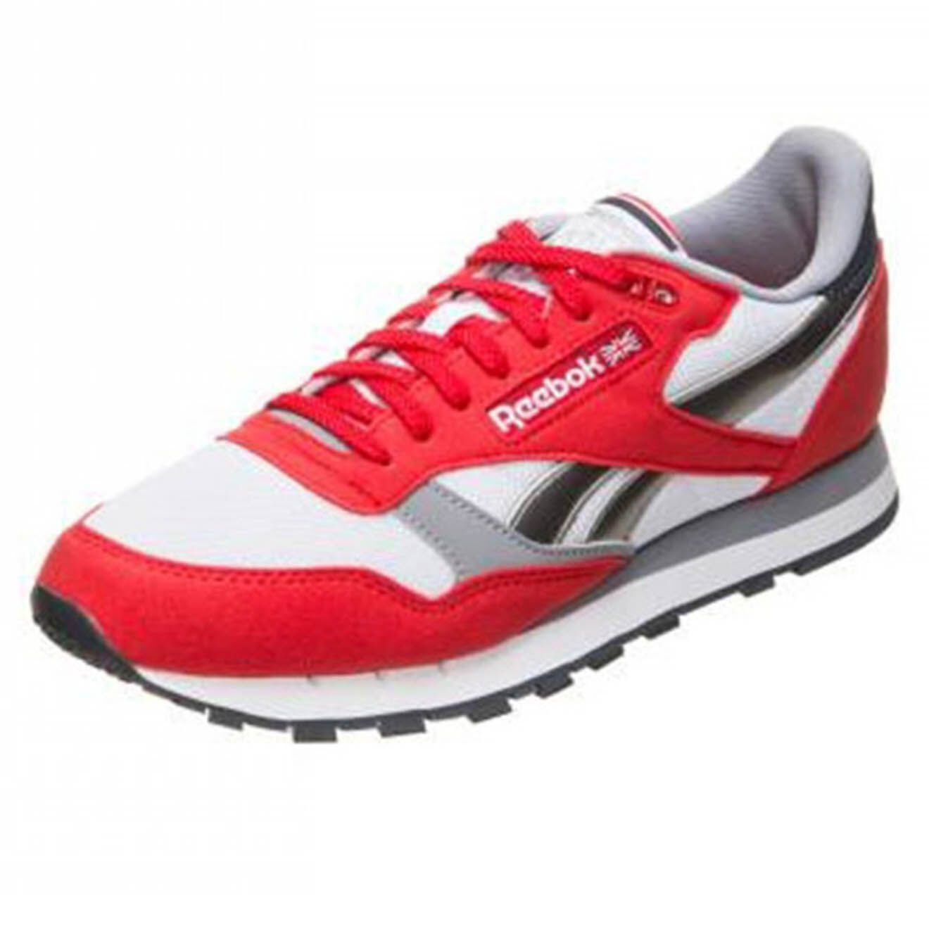 Reebok Baskets en Cuir Cl Leather Rsp rouge/gris/blanc