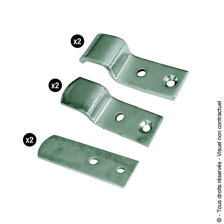 Kit complet de supports barre de sécurité de volets Afbat