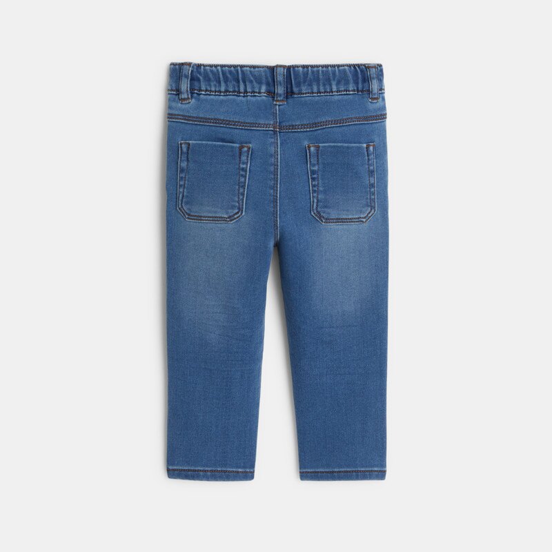 Jean confort ultra stretch enfilable bleu bébé garçon Bleu