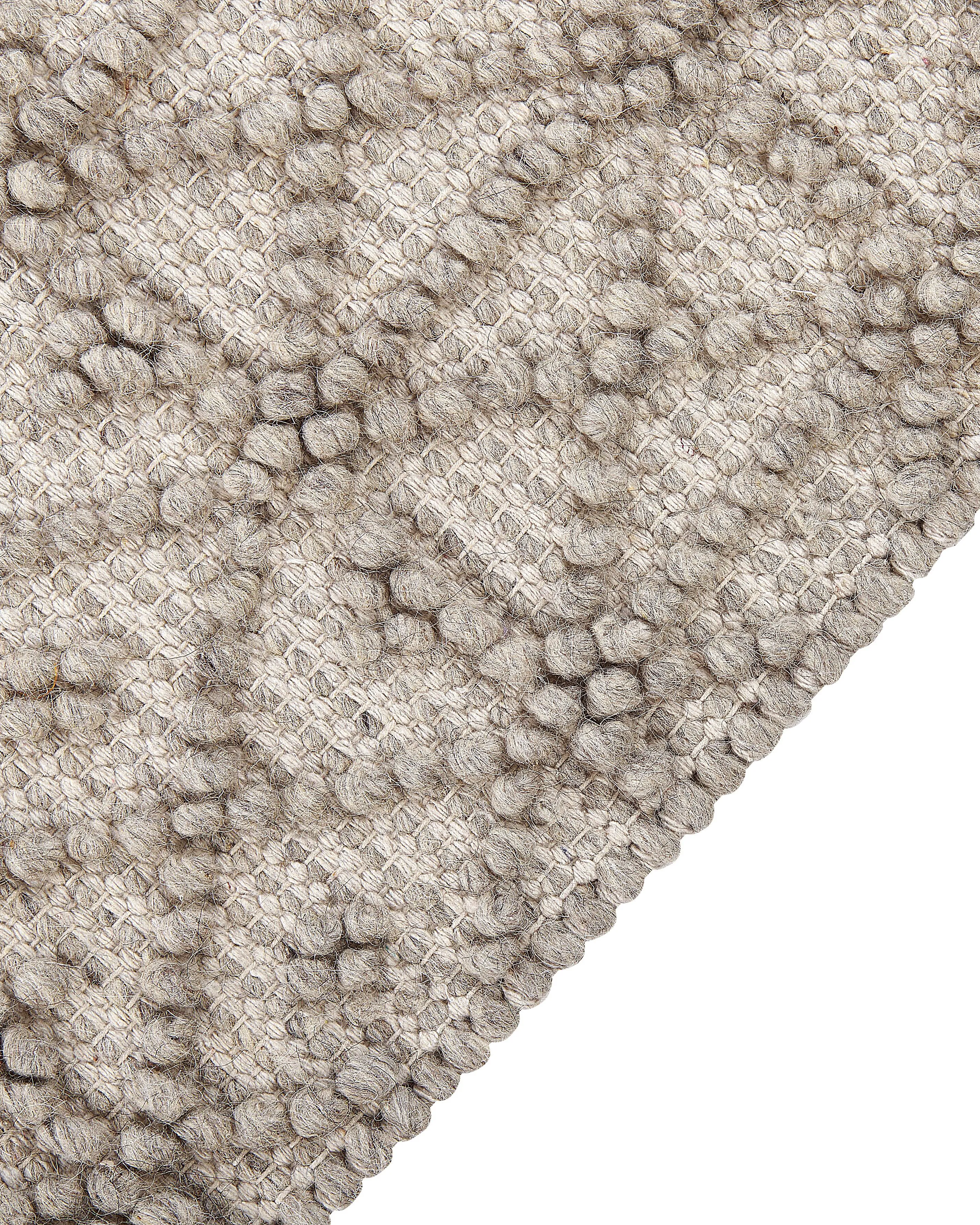 Vloerkleed ALUCRA Zandbeige 160 x 230 cm Wol