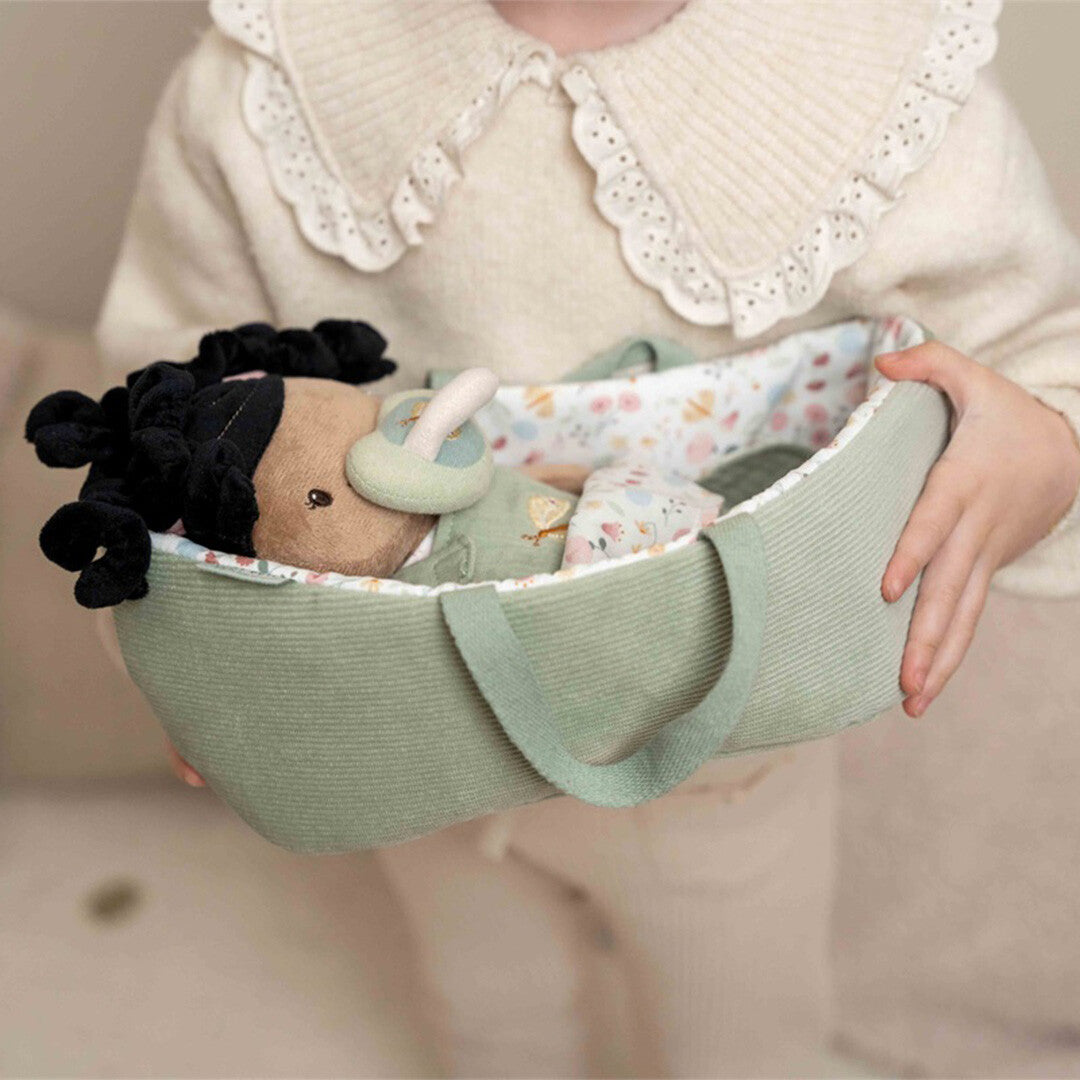 Little dutch lappenpop met reiswieg evi - 24 cm
