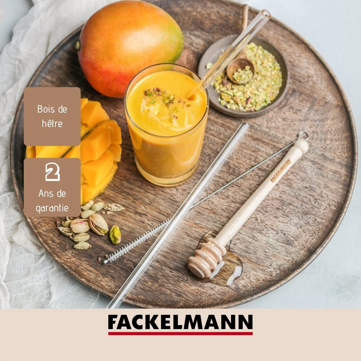 Cuillère à miel en bois Petit Déjeuner Fackelmann