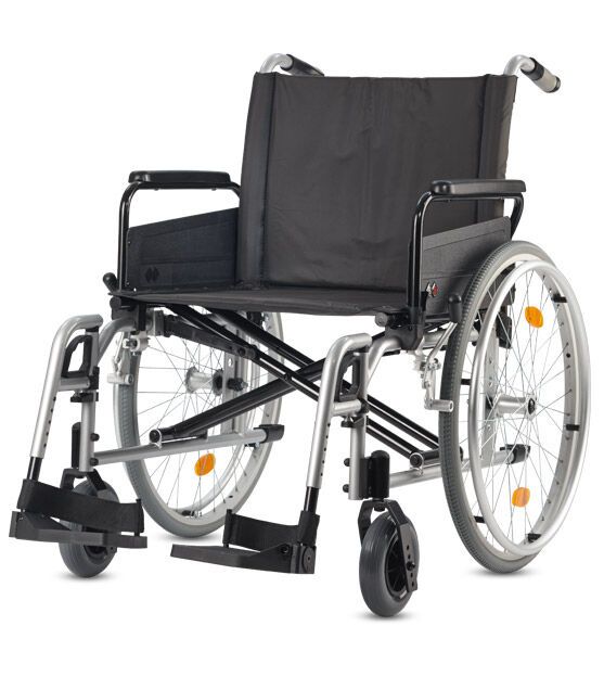 Bischoff & Bischoff Pyro Light XL Sondergrößen-Rollstuhl mit Trommelbremse, belastbar bis 170 kg