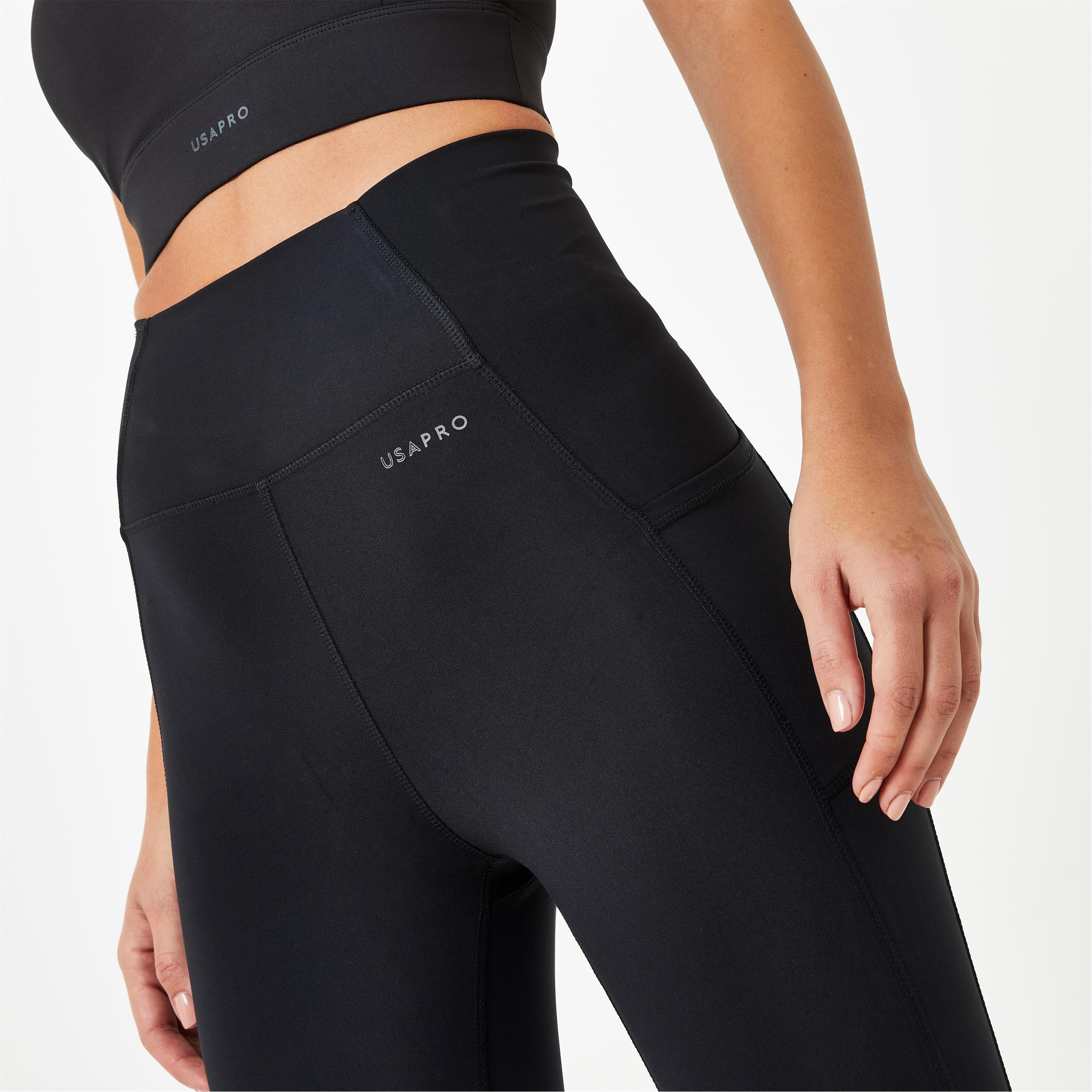 USA Pro High Rise Capri Cropped Leggings