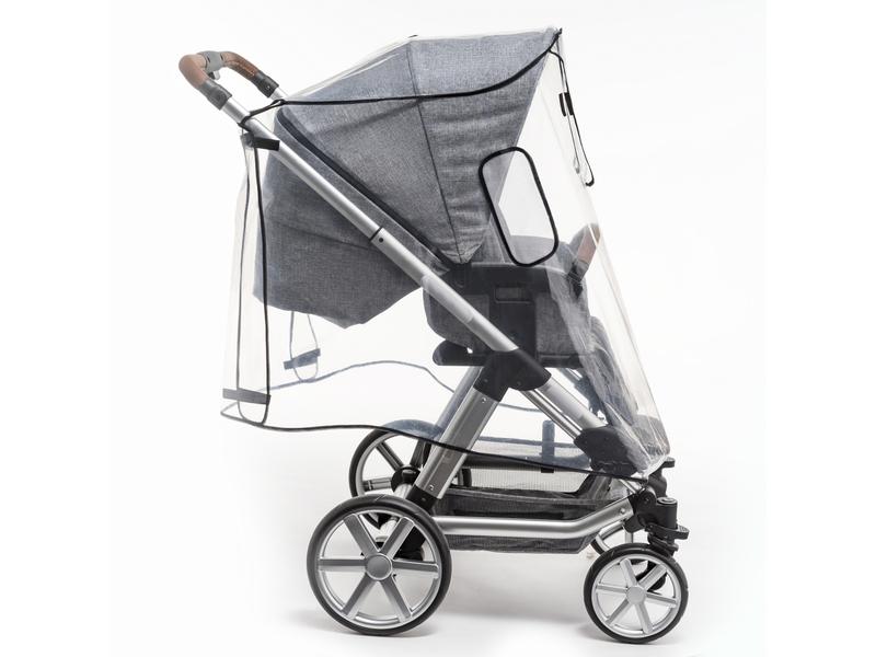 reer Regenschutz Universal XL Transparent Regenverdeck für Babywagen