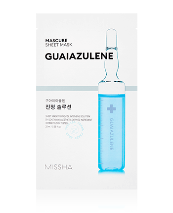 Missha Mascure Guaiazulene Sheet Mask 28ml