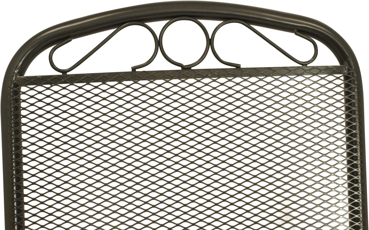 DEGAMO Gartengarnitur Classic 7-teilig, 6X Hochlehner und 1x Tisch, Streckmetall anthrazit