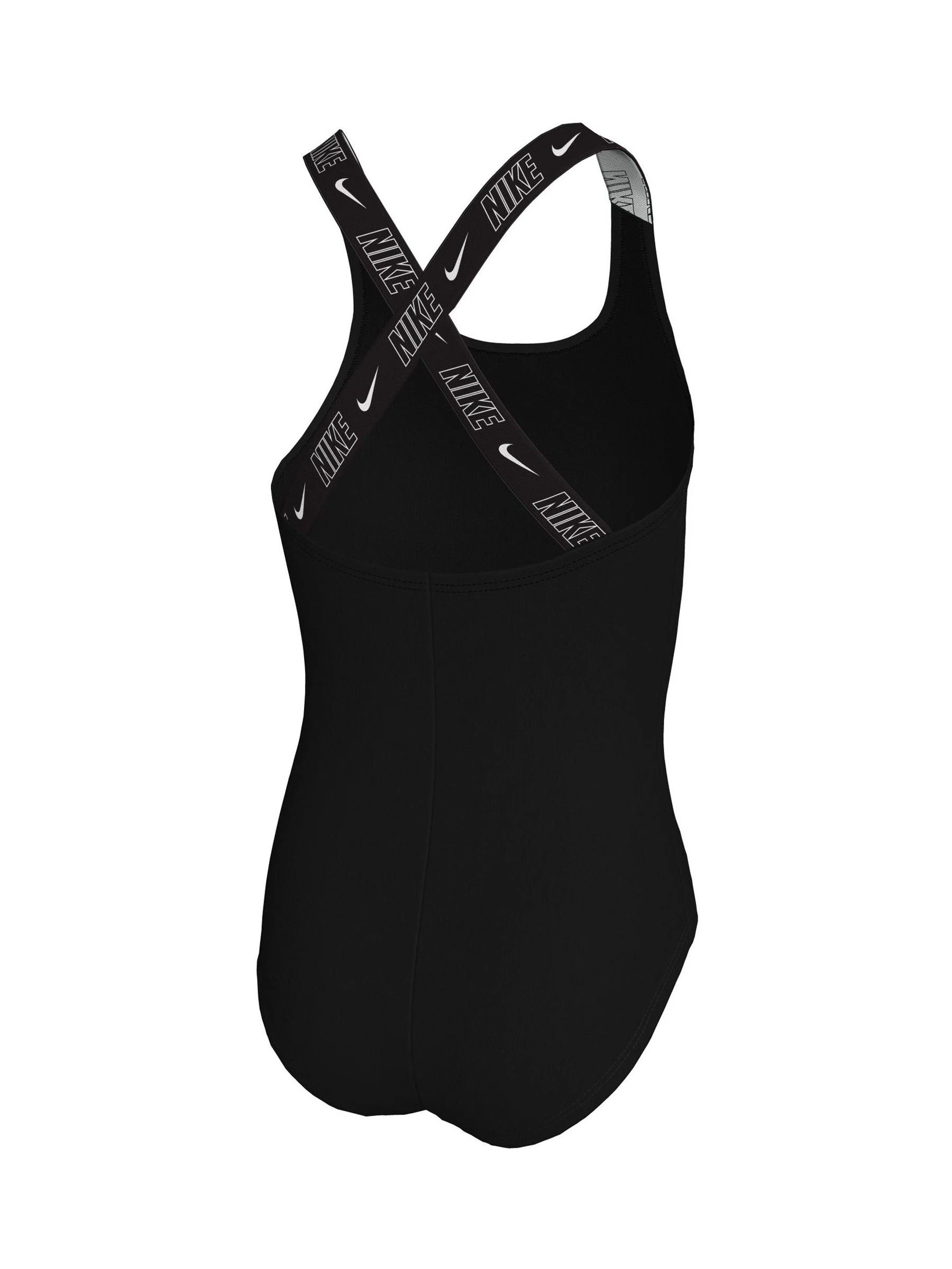 Zwart - Nike Logo Tape Crossback Zwempak 1 Stuk