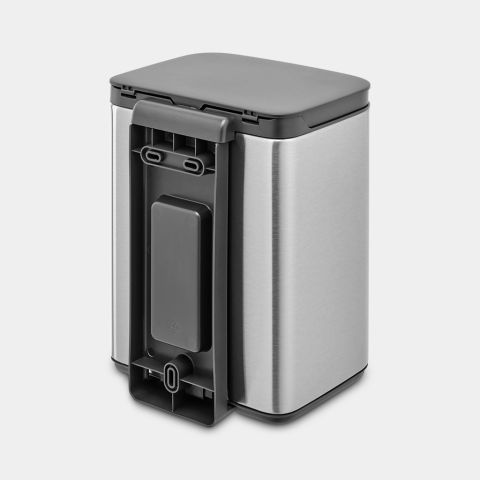 Bo Afvalemmer, 4 liter - Matt Steel Fingerprint Proof