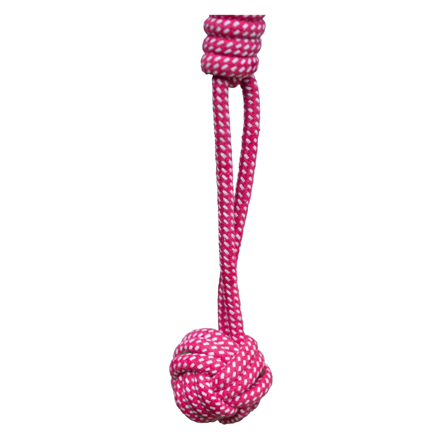 pawberry Tauspielzeug mit Griff  - pink