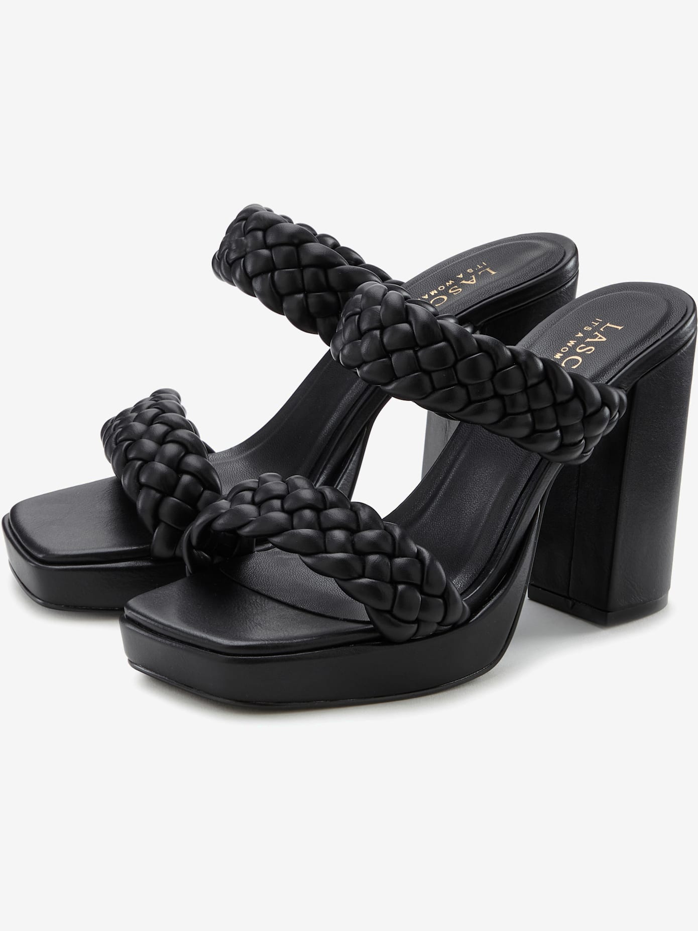 Mules décontractées avec talon bottier confortable