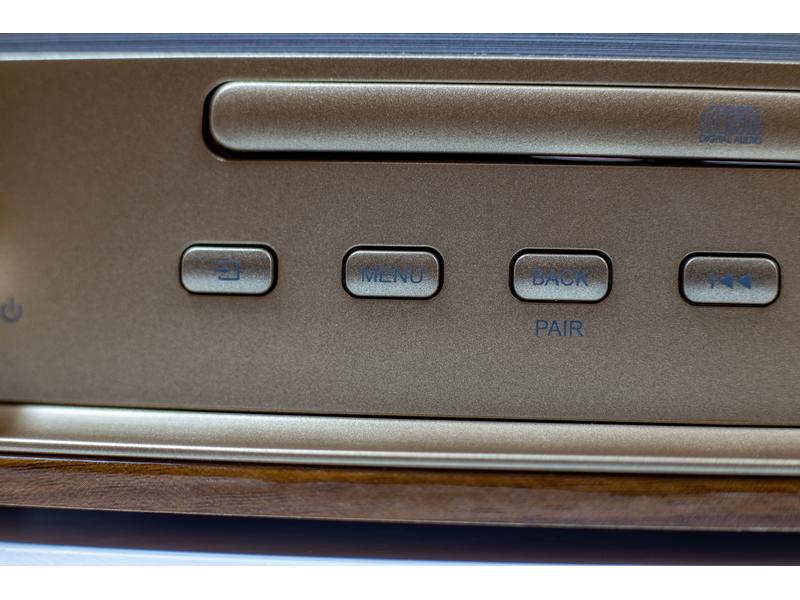 soundmaster Radio/CD-Player DAB970 Hellbraun Stereo Musikcenter mit DAB /UKW, CD/MP3, USB, Bluetooth und Farbdisplay