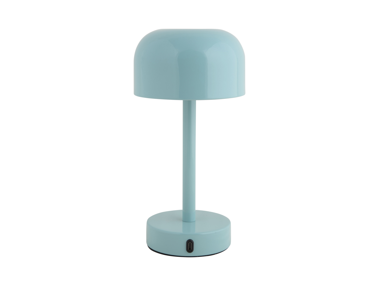 Table lamp James LED iron shiny misty blue