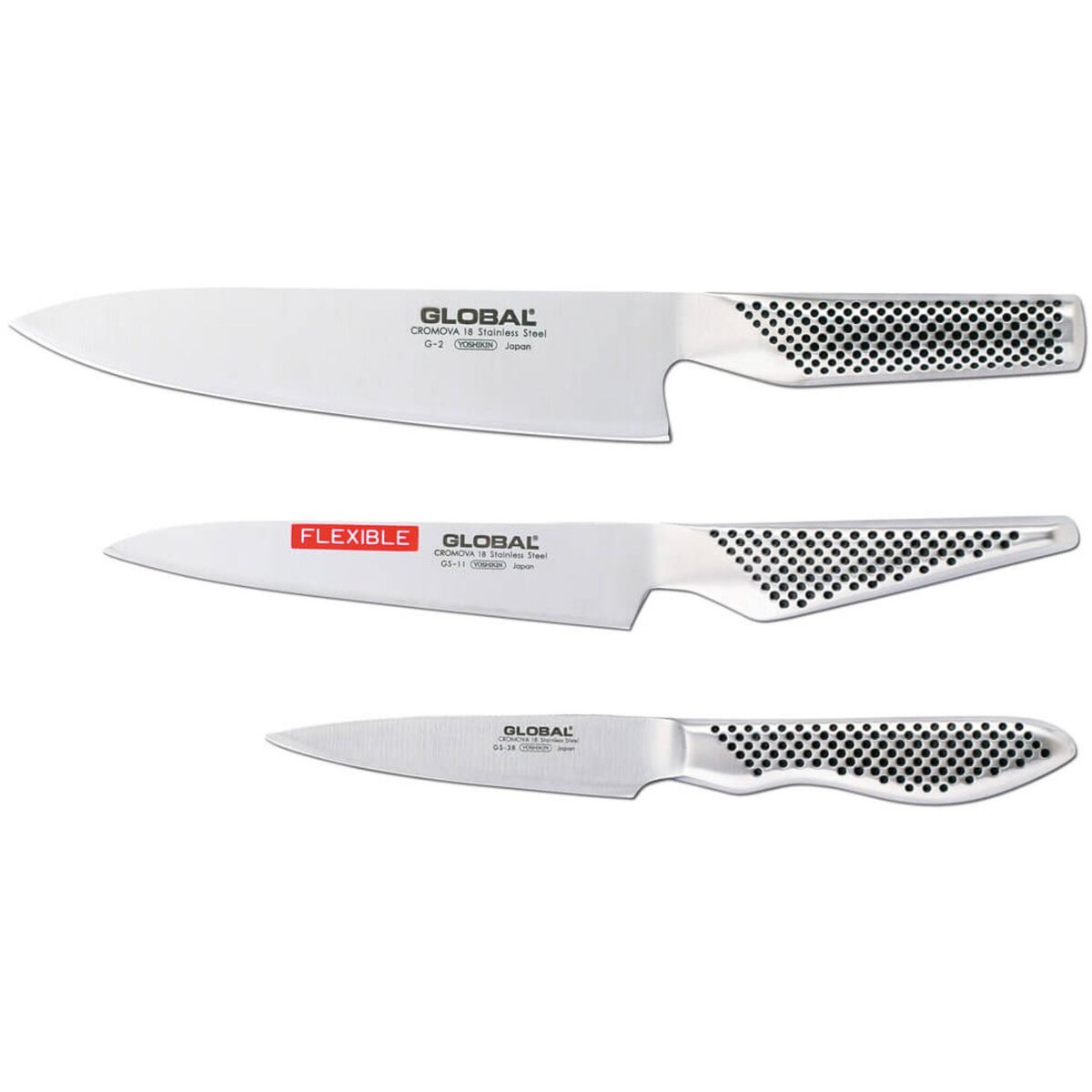 Knivsett med G-2, GS-11 og GS-38