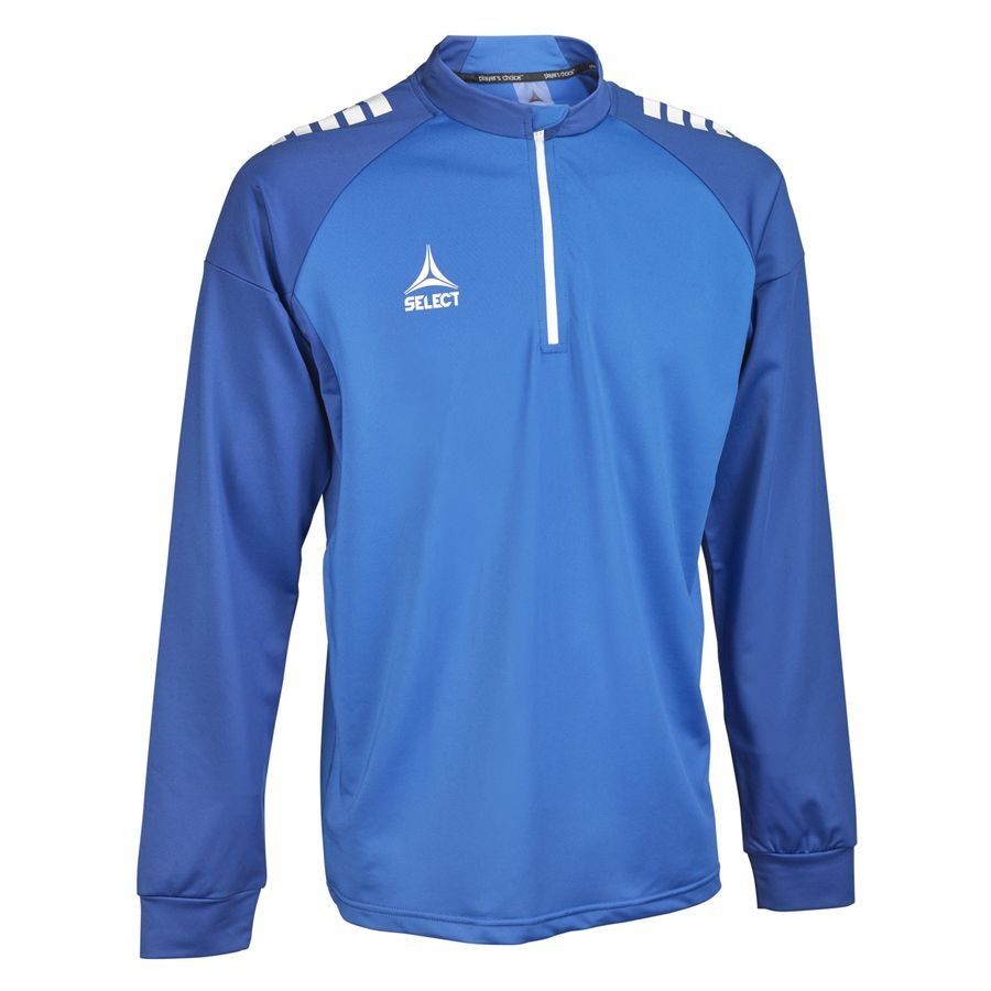 Select Maillot d'Entraînement 1/2 Zip Espagne V25 - Bleu/Blanc
