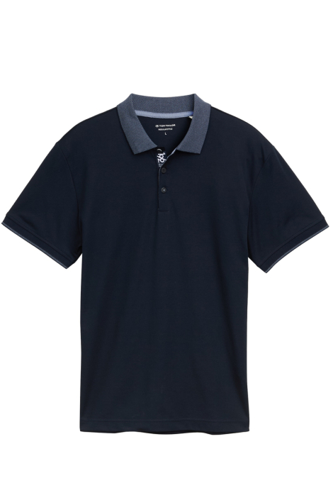 Tom Tailor blauwe heren polo