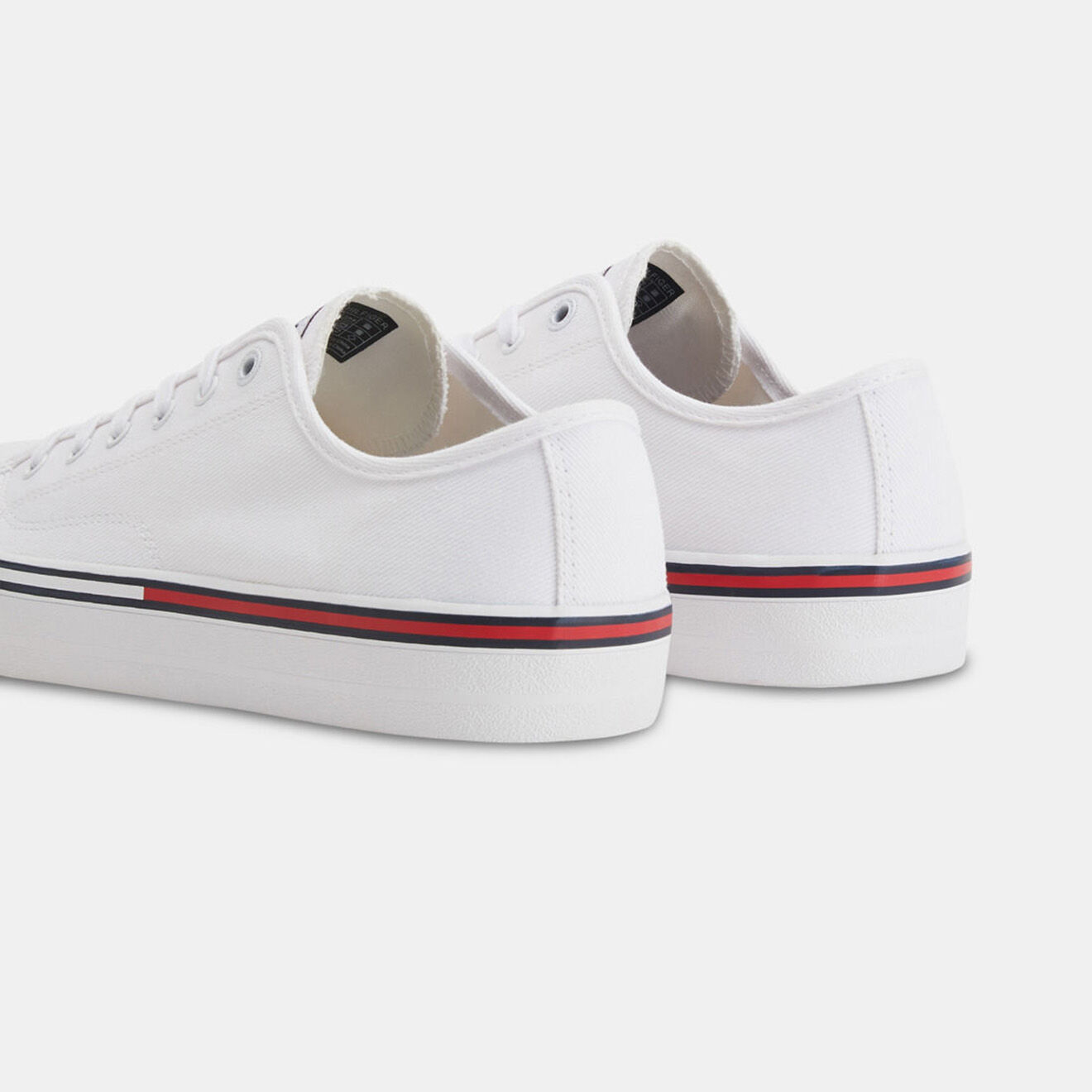 Tommy Jeans Baskets Essential Low blanches