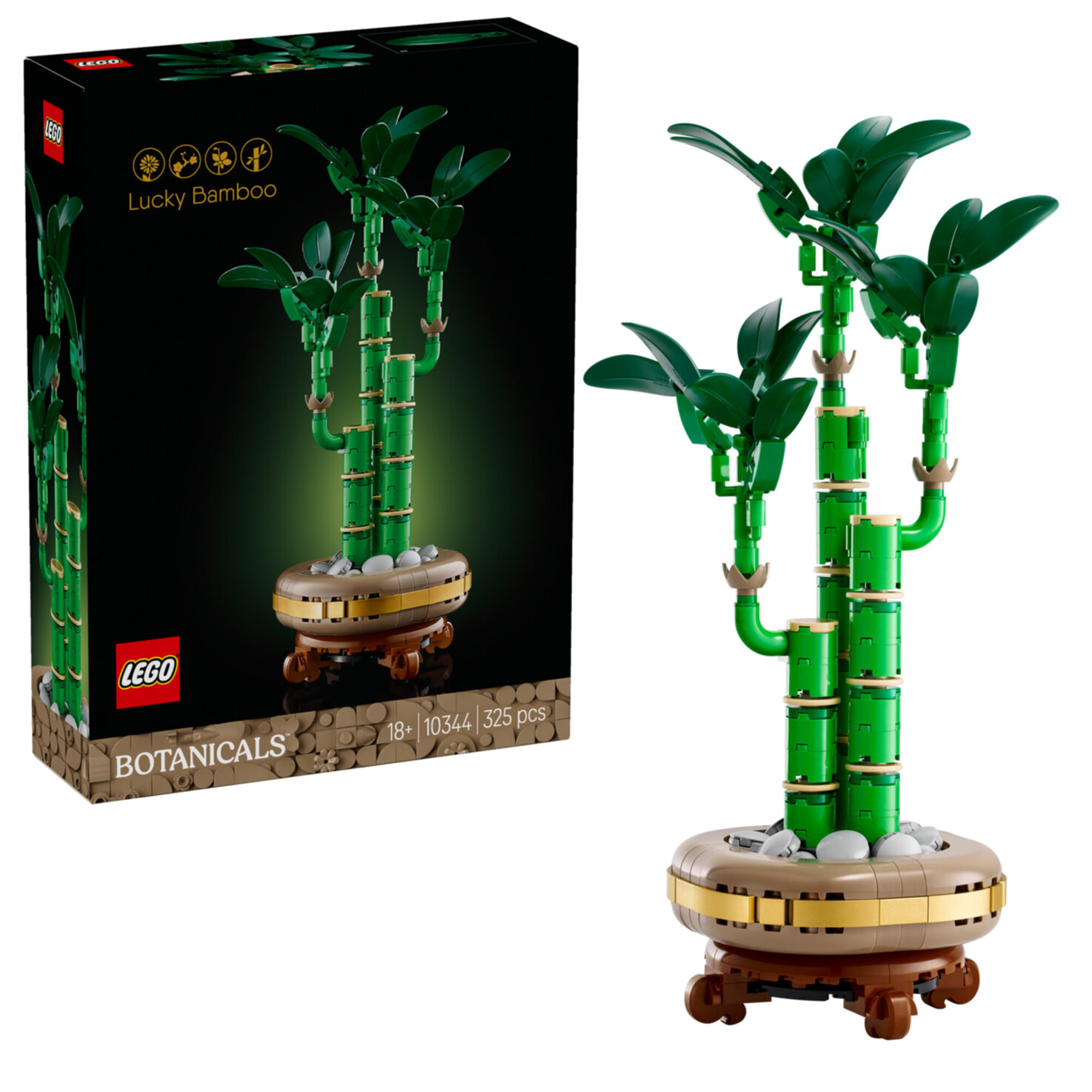 LEGO® Botanicals 10344 Glücks-Bambus aber 18 Jahren