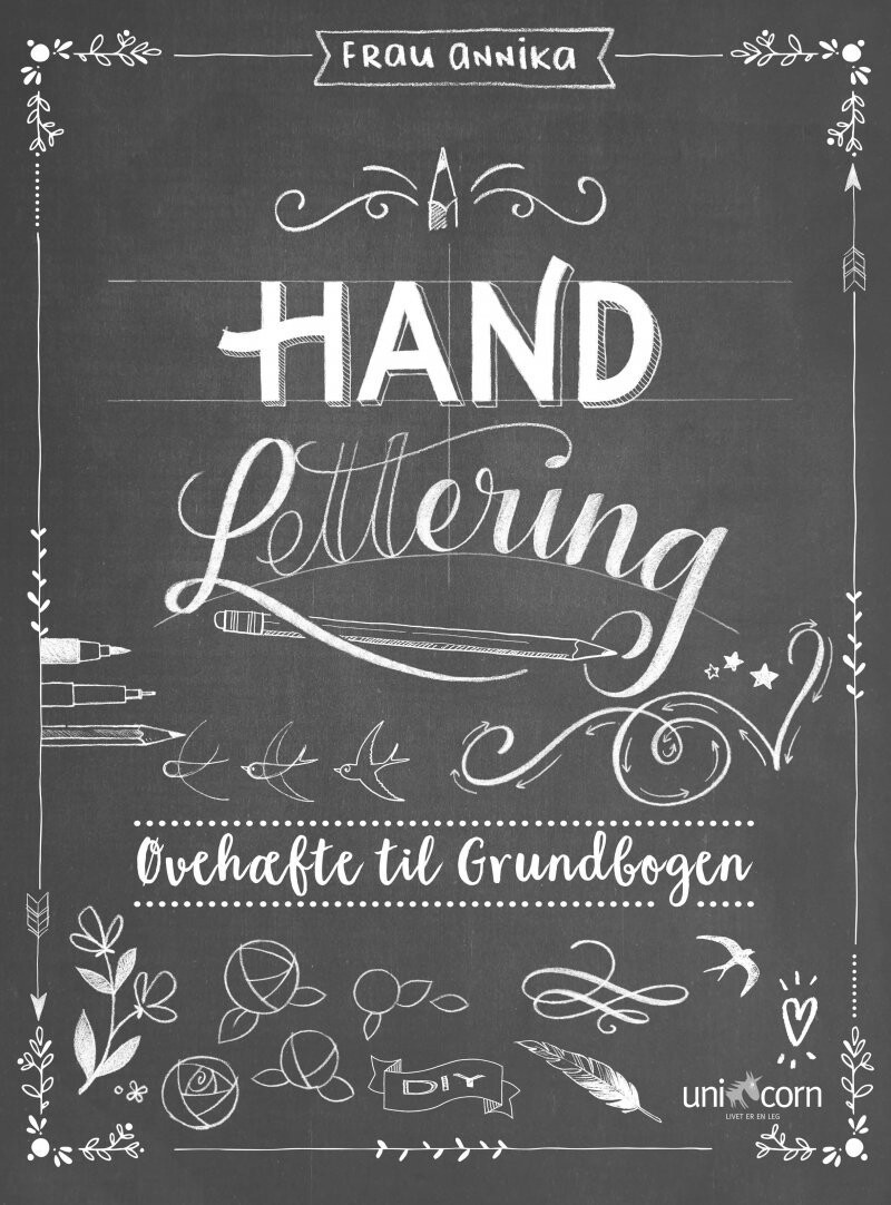 Hand Lettering Øvehæftet Til Grundbogen - Frau Annika - Bog