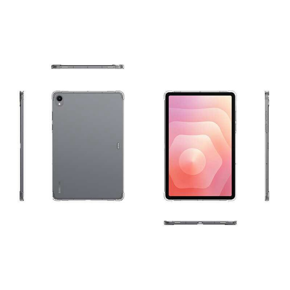 Samsung Galaxy Tab S11 Gummi Case Hülle mit Air Cushion Fallschutz - Transparent