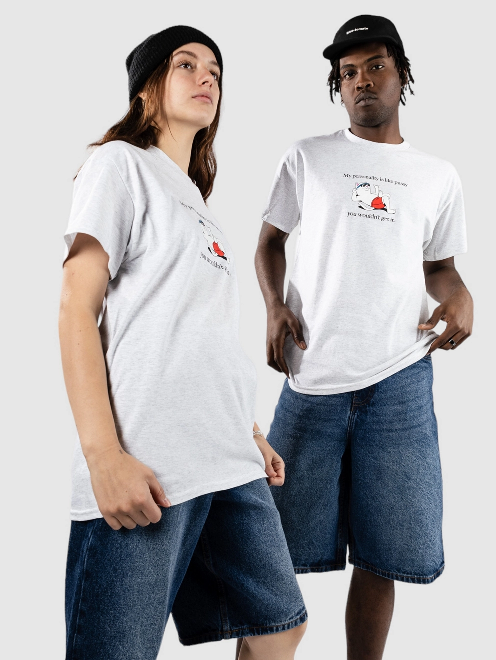 RIPNDIP You Wouldn'T Get It T-Shirt ash grey