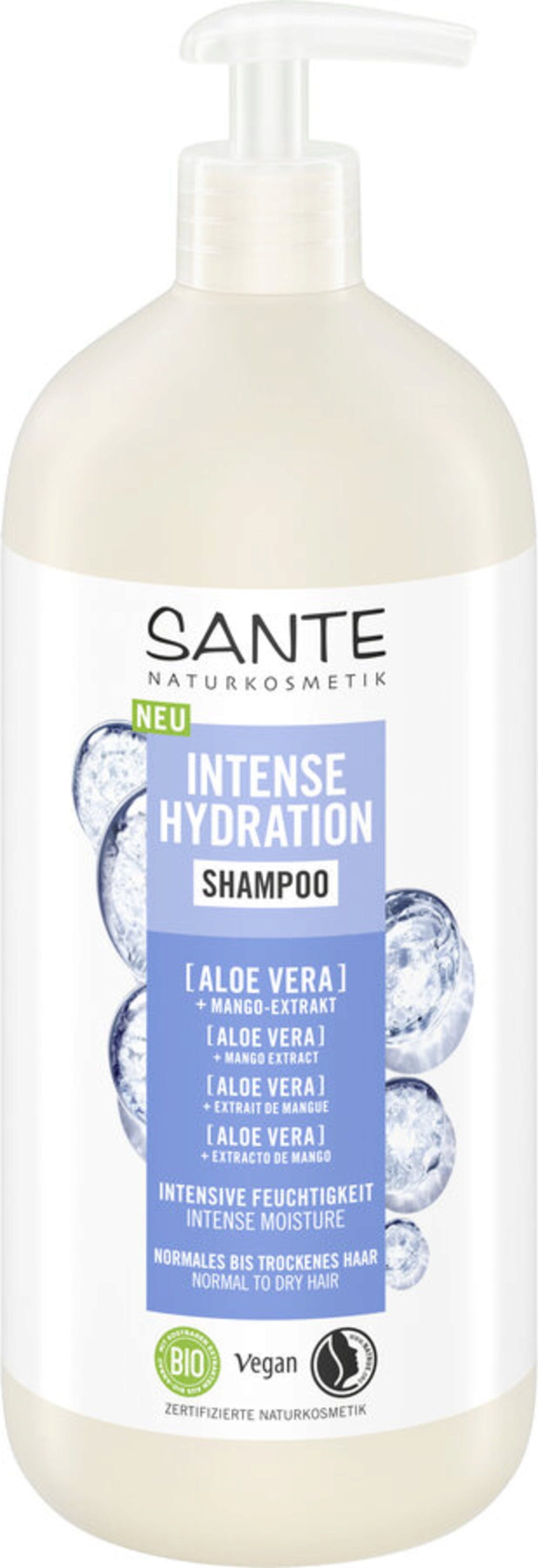 Santé naturally.  Intense Hydration Shampoo, 950 ml