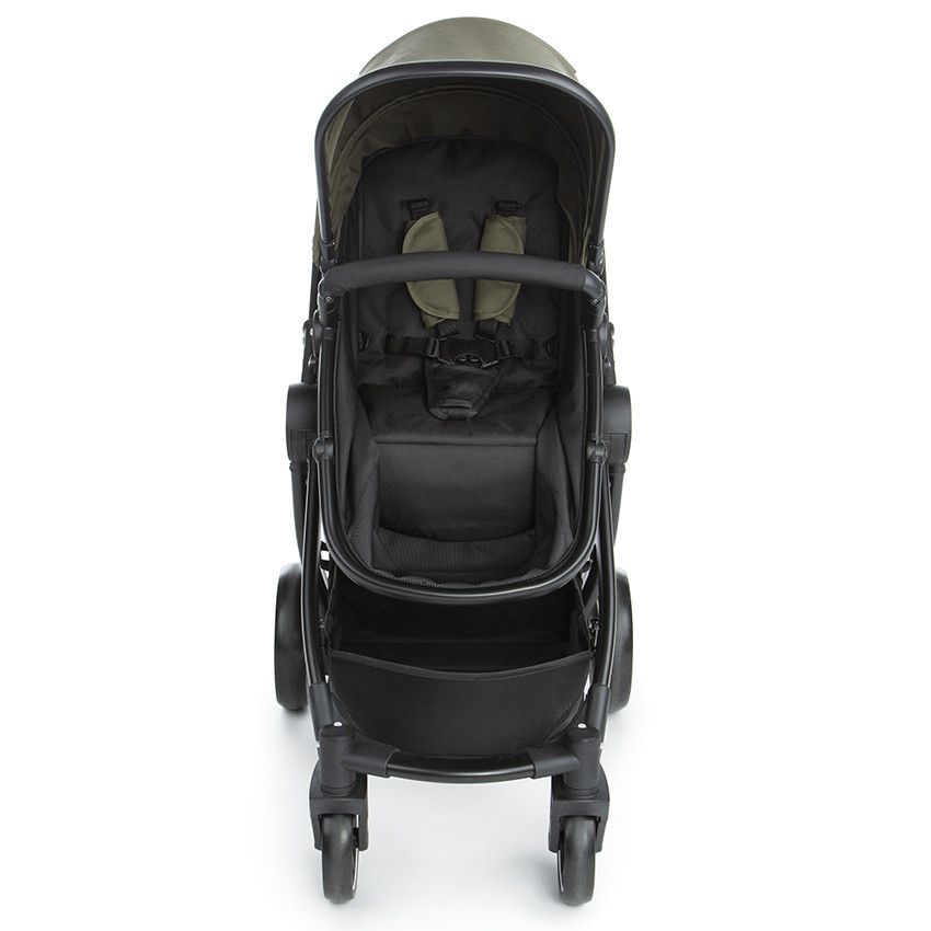 Poussette duo Théa 2 en 1 kaki/noir - Ecru