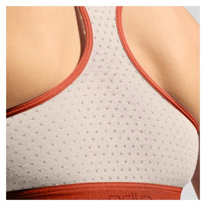 Brassière Odlo Ascent Performance Wool Medium Gris/Orange