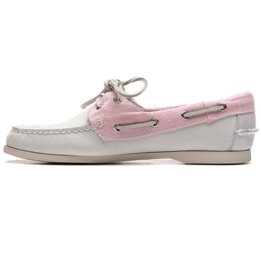 DOCKSIDES JACQUELINE NUBUCK PANAMA White PinkWhite