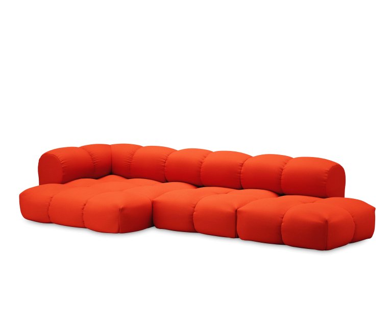 Objekte unserer Tage Sander 4-zits bank links Pure Orange
