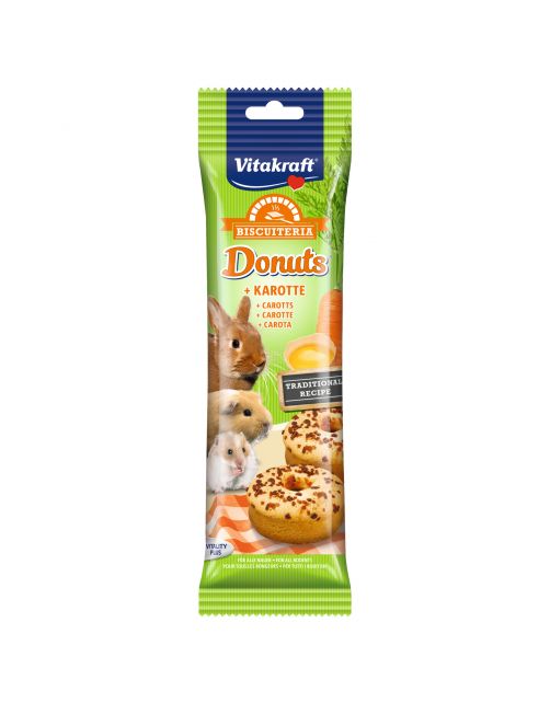 Vitakraft Donuts - Knaagdiersnack - Wortel 28 g