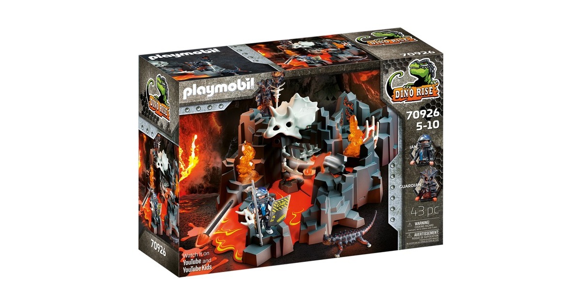 PLAYMOBILDino Rise - Bewaker van de lavabron Constructiespeelgoed  (70926)
