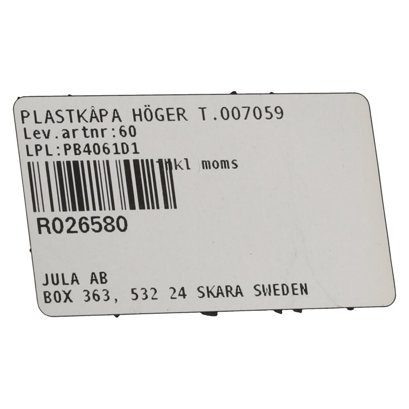Plastdeksel elektrisk vinsj