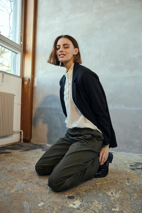 Freequent zwarte dames blazer