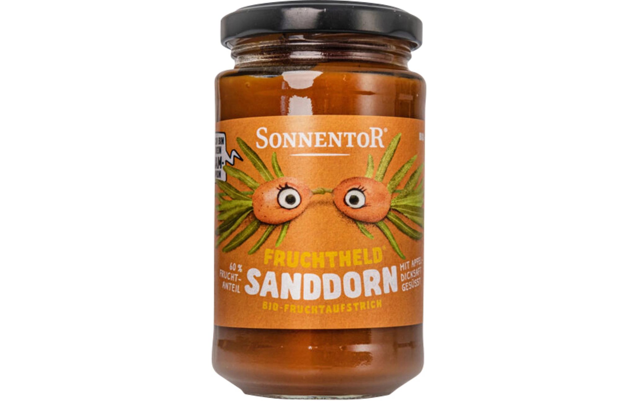 Brotaufstrich Fruchtheld Sanddorn 250 gFruchtig-süsse Marmelade aus Österreich