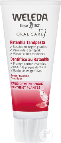 Weleda Dentifrice Au Ratanhia Tube 75ml