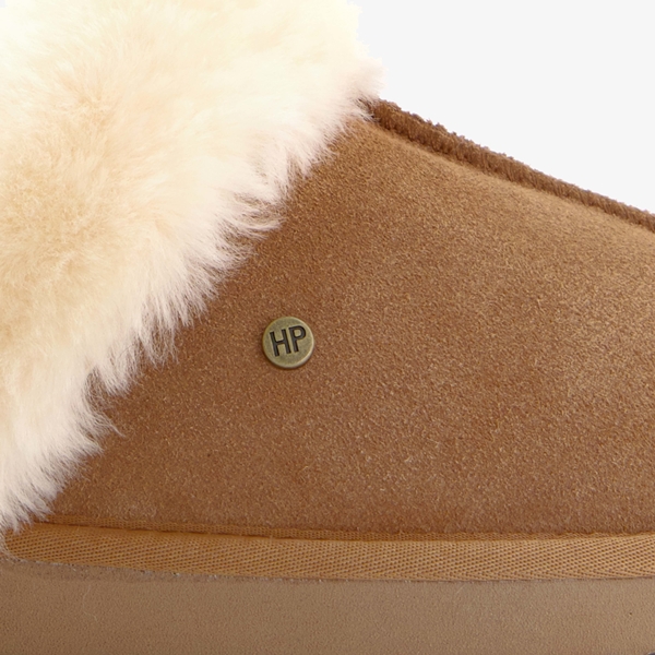 Hush Puppies suede dames pantoffels