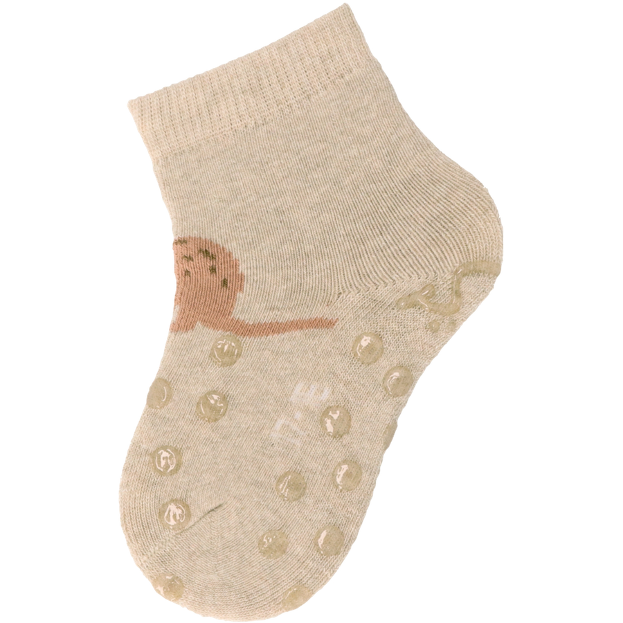 Sterntaler ABS-Krabbelsocken DP Känguru beige mel.