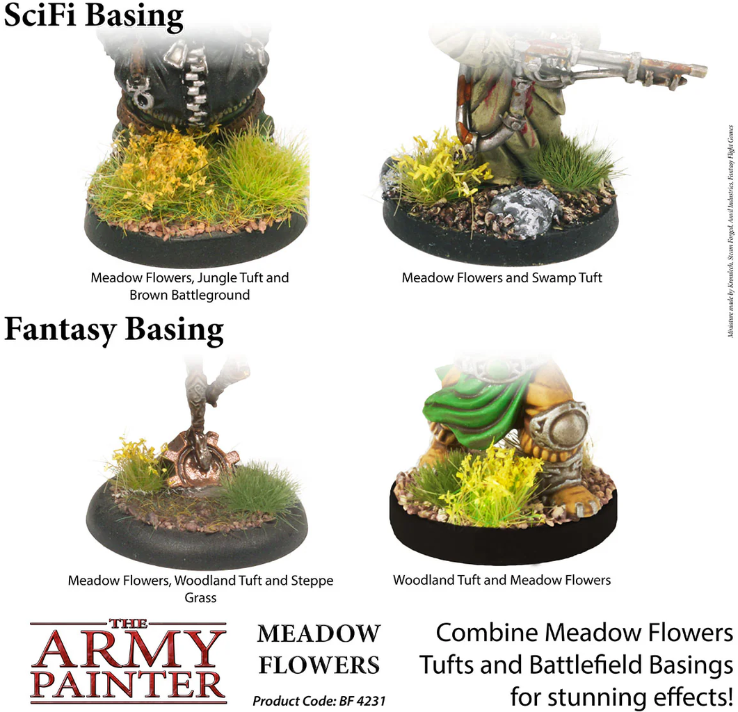 The Army Painter  Meadow Flowers Tuft    Die blumige Ergänzung für deine Miniaturenwelten