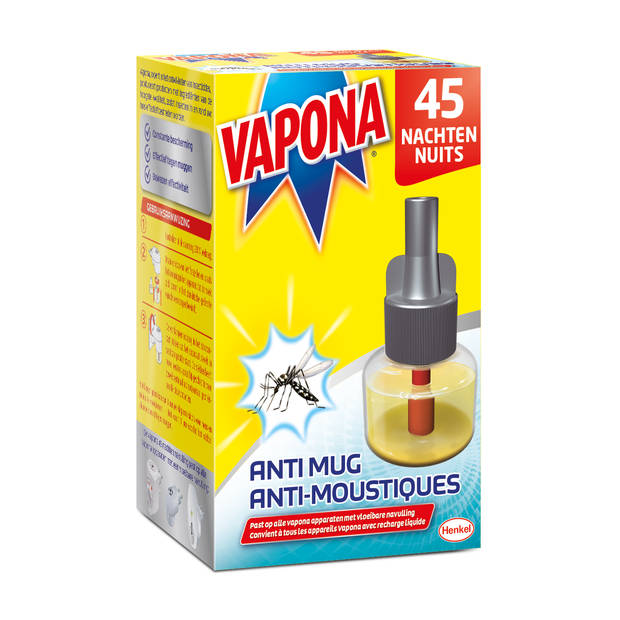Vapona Insecten Bestrijding - Anti Mug Stekker Navulling