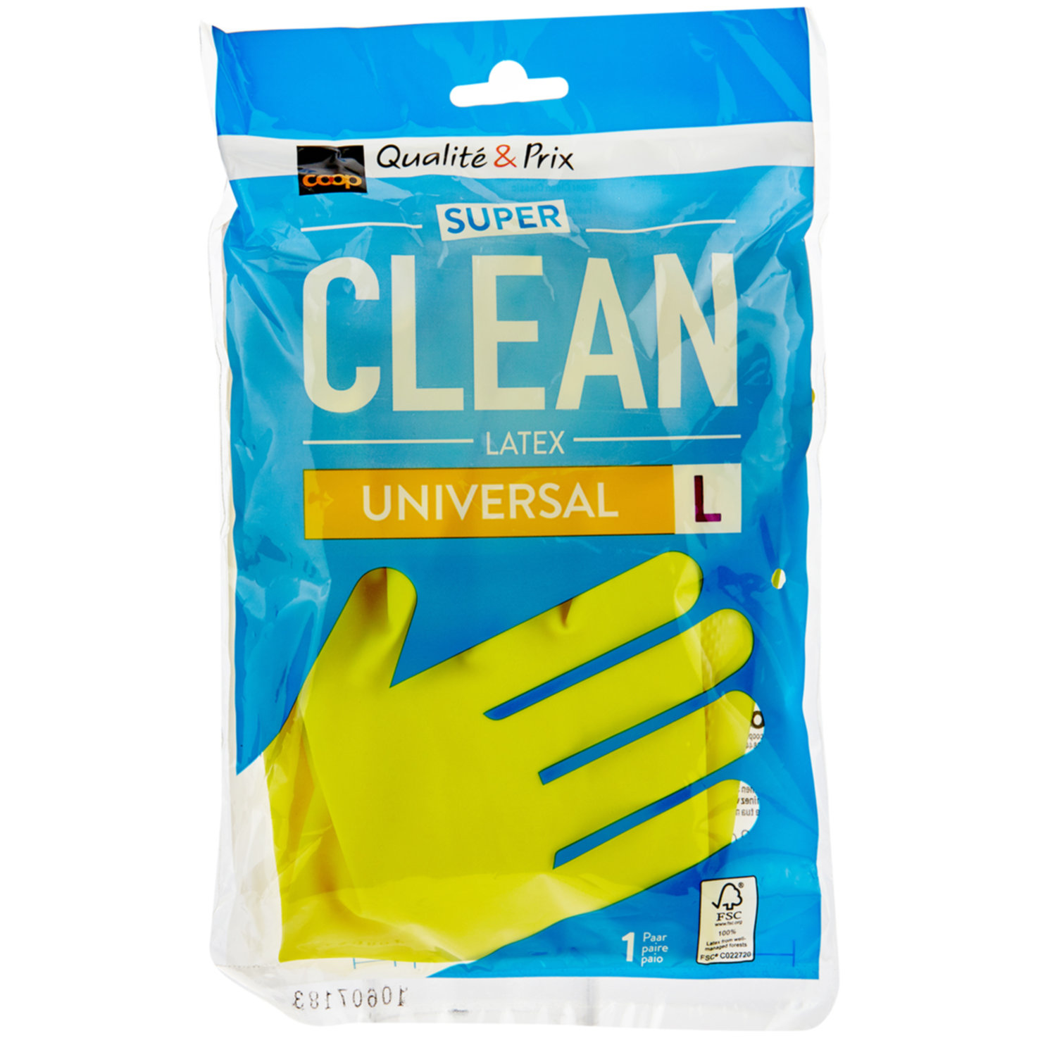 Super Clean Handschuhe Universal FSC gelb L