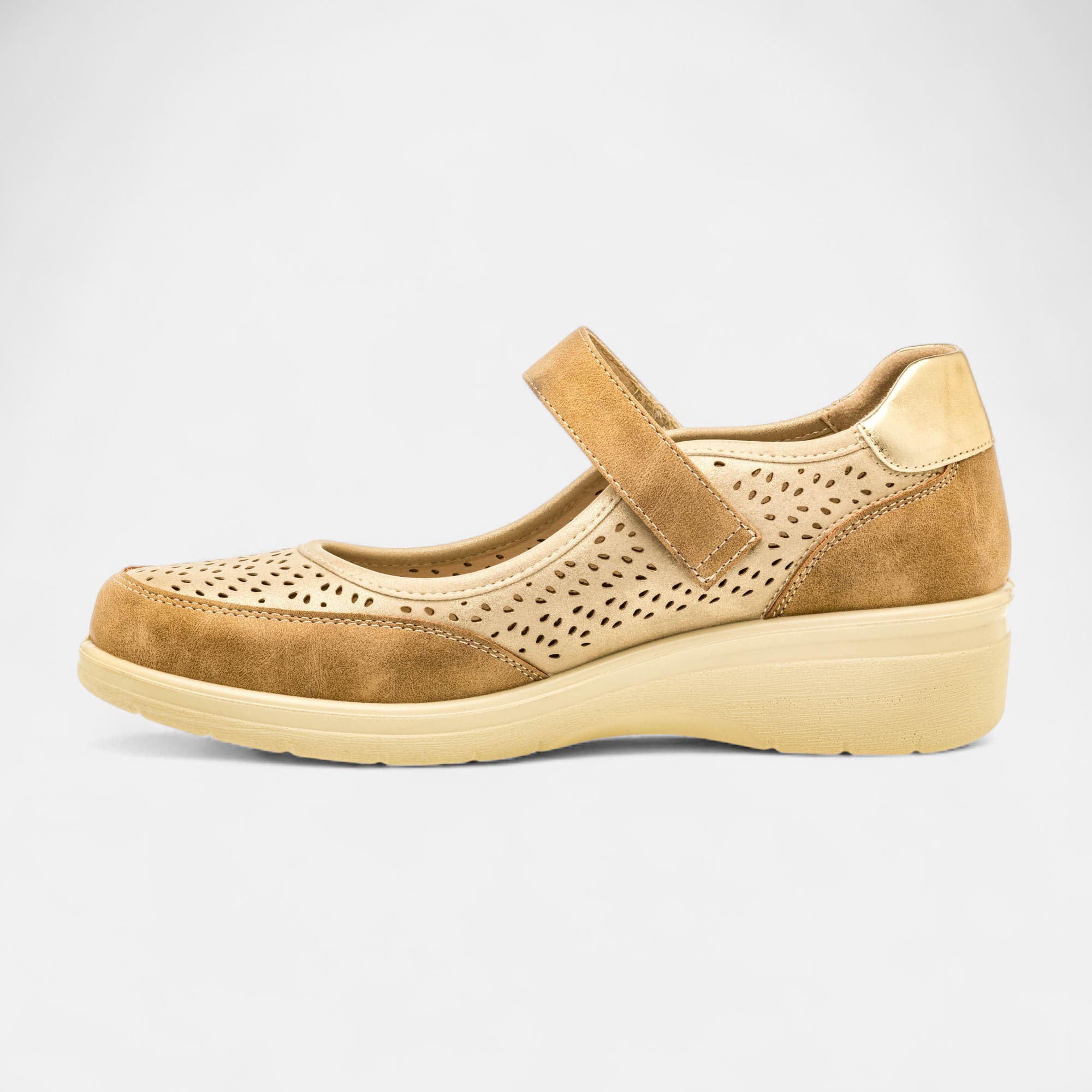 Ballerines Femme or