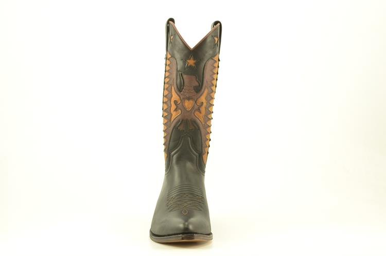 Sendra 14144 ZWART MET COMBINATIE