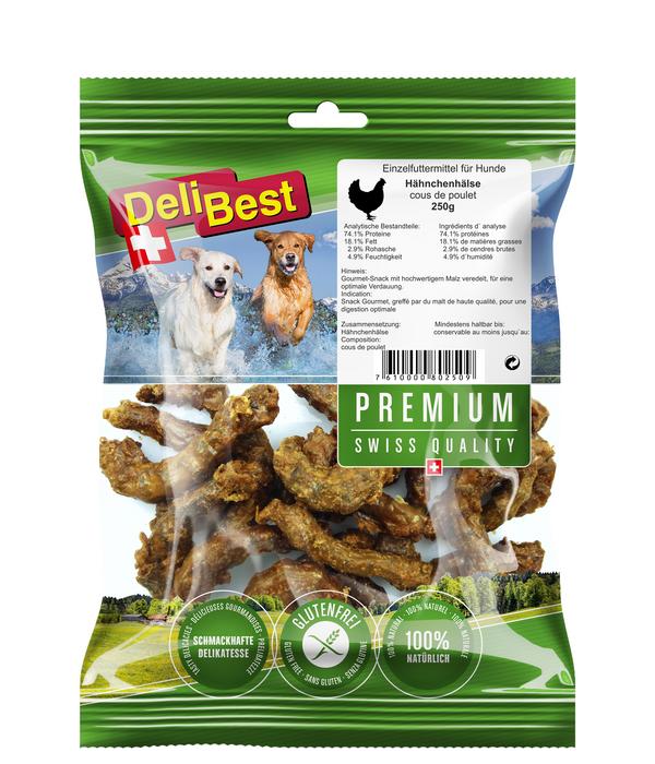 DeliBest Premium Hundesnack Hähnchenhälse,
