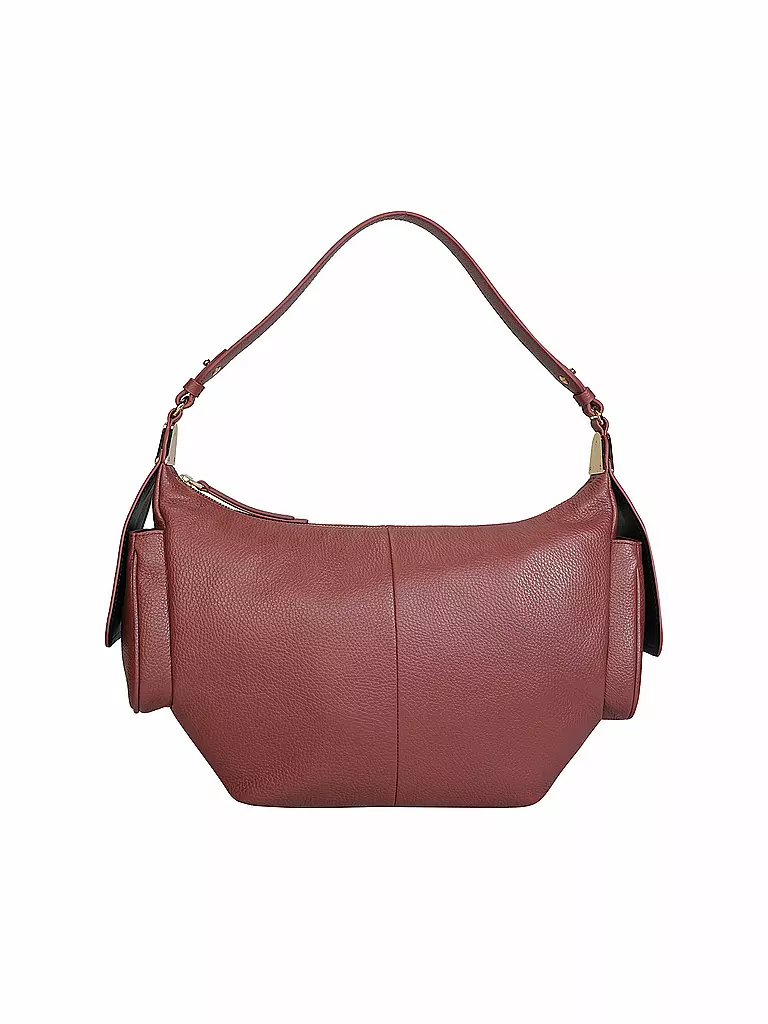 COCCINELLE Ledertasche - Hobo CAMPUS rot